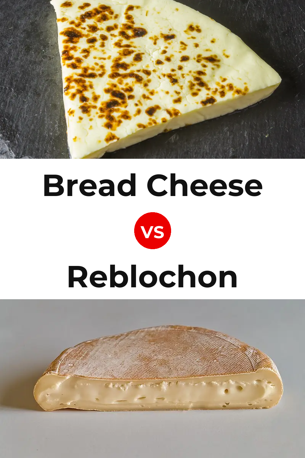 Bread Cheese vs Reblochon Cheese Pinterest comparison