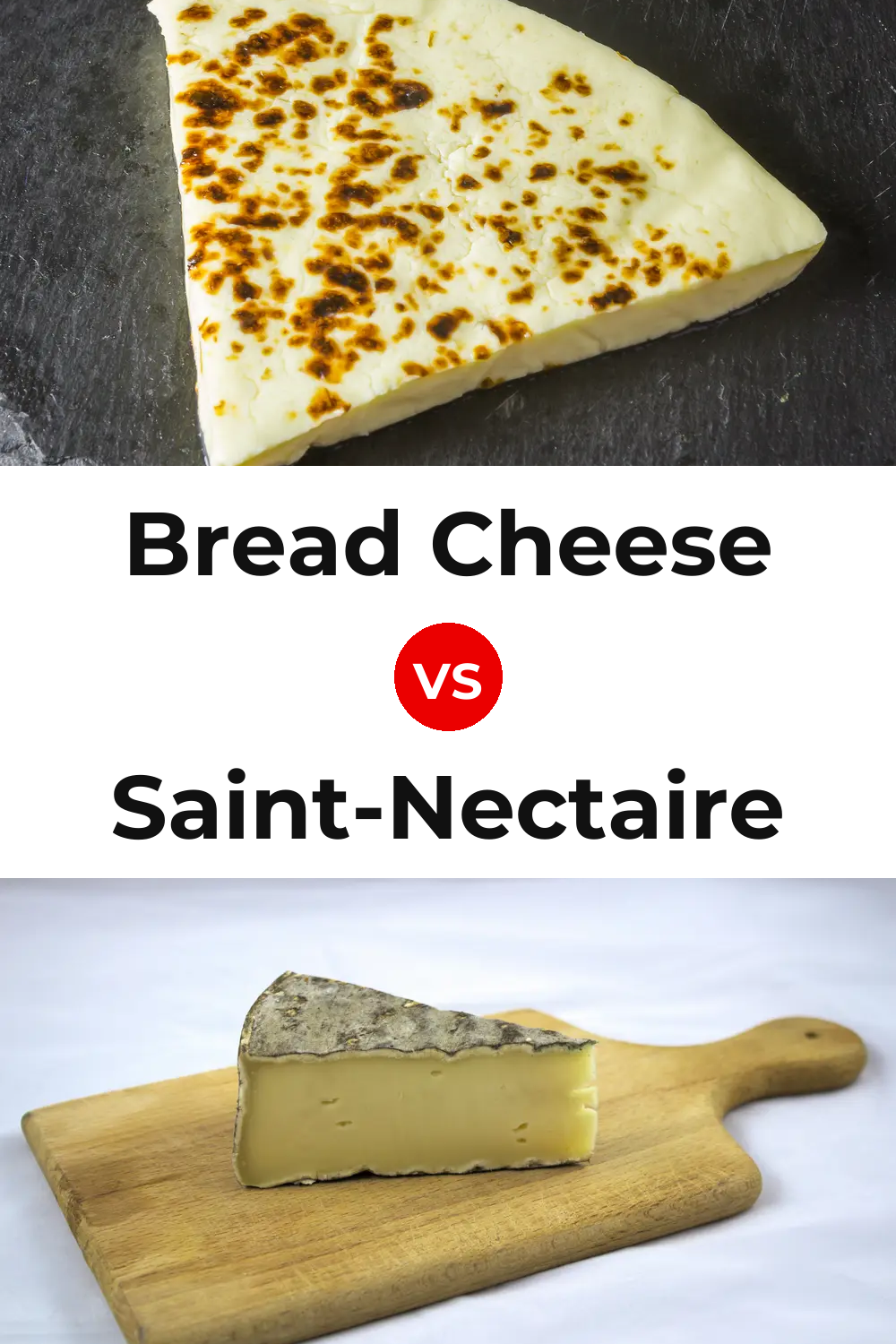 Bread Cheese vs Saint-Nectaire Cheese Pinterest comparison