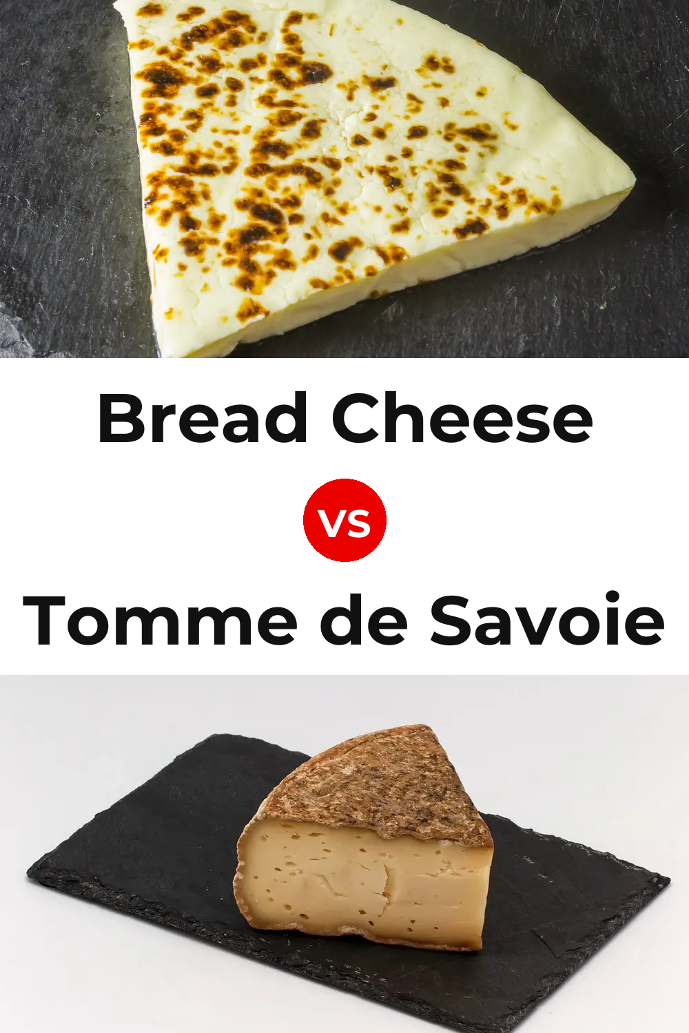 Bread Cheese vs Tomme de Savoie Cheese Pinterest comparison