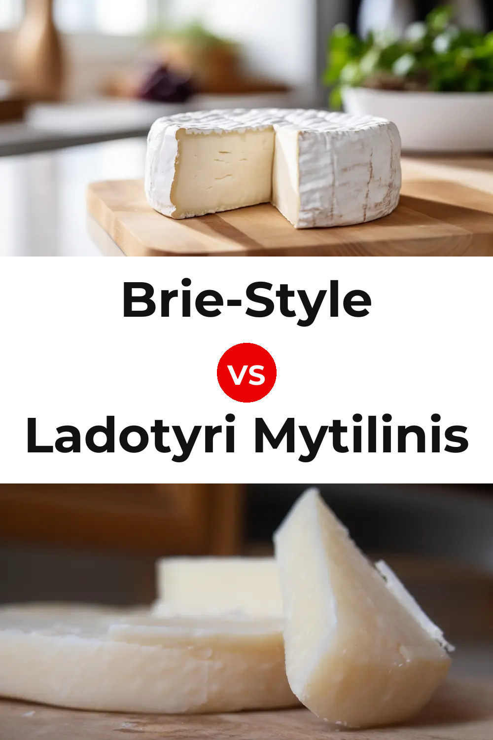 Brie-Style Cheese vs Ladotyri Mytilinis Cheese Pinterest comparison