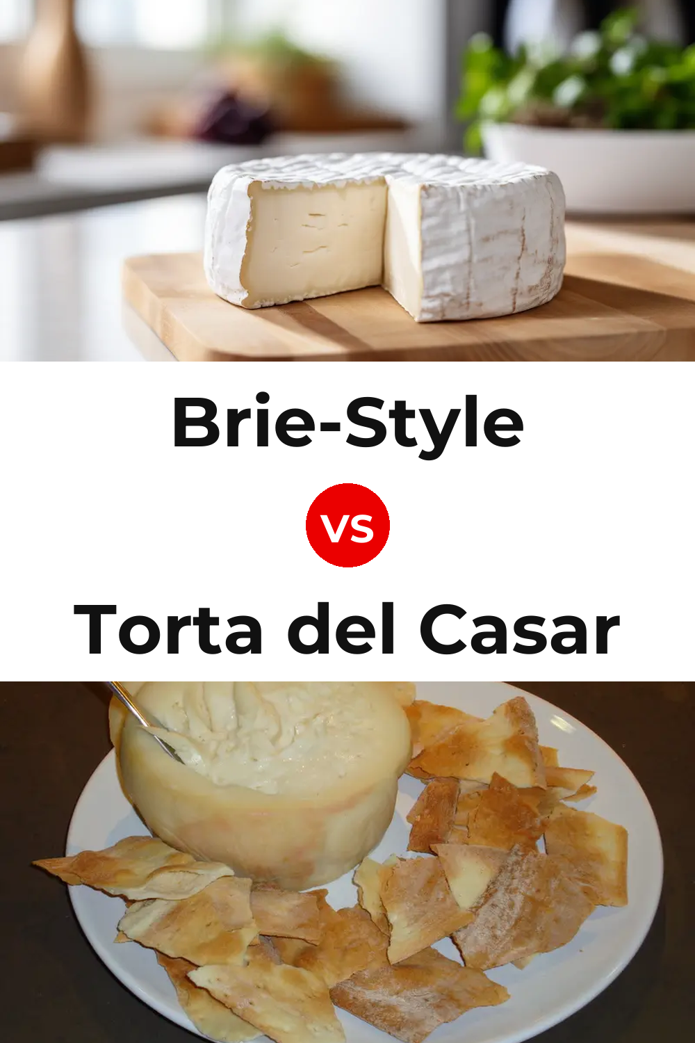 Brie-Style Cheese vs Torta del Casar Cheese Pinterest comparison