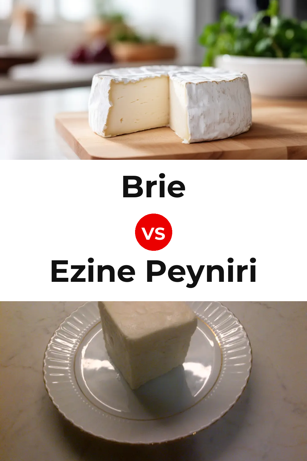 Brie Cheese vs Ezine Peyniri Cheese Pinterest comparison
