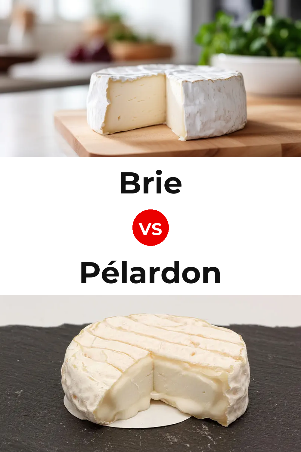 Brie Cheese vs Pélardon Cheese Pinterest comparison