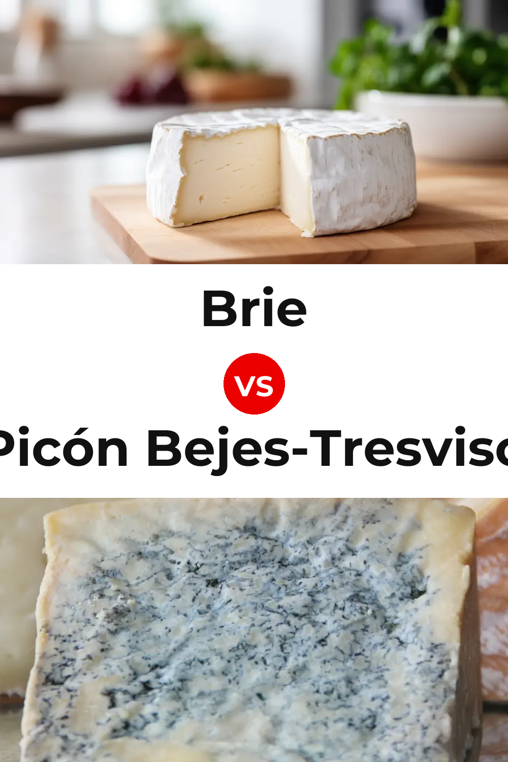 Brie Cheese vs Picón Bejes-Tresviso Cheese Pinterest comparison