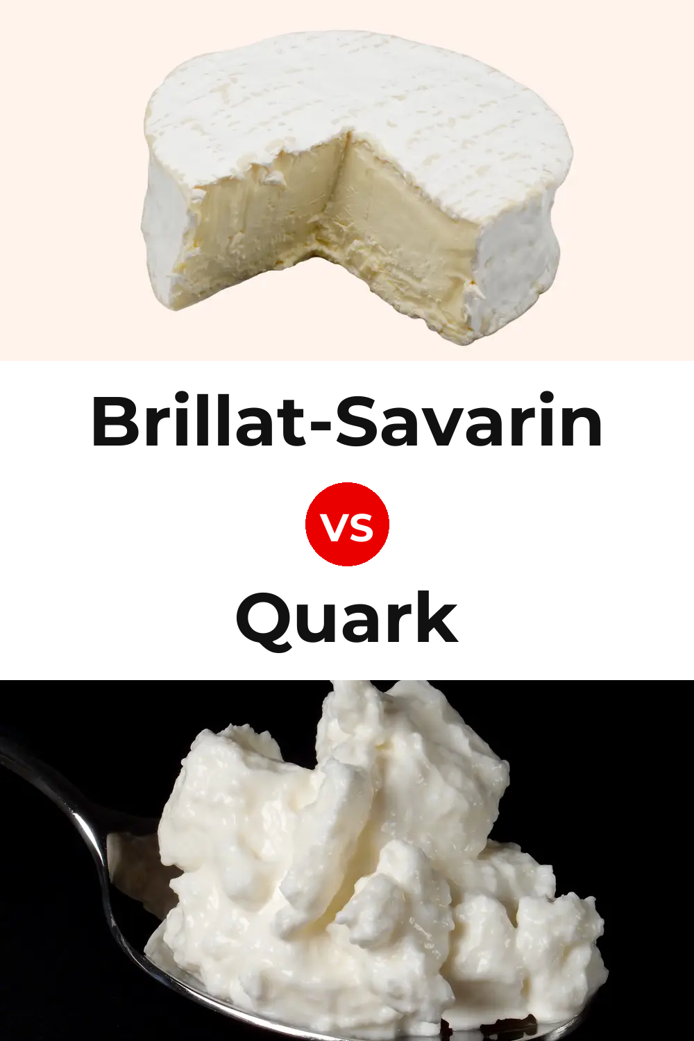 Brillat-Savarin Cheese vs Quark Cheese Pinterest comparison