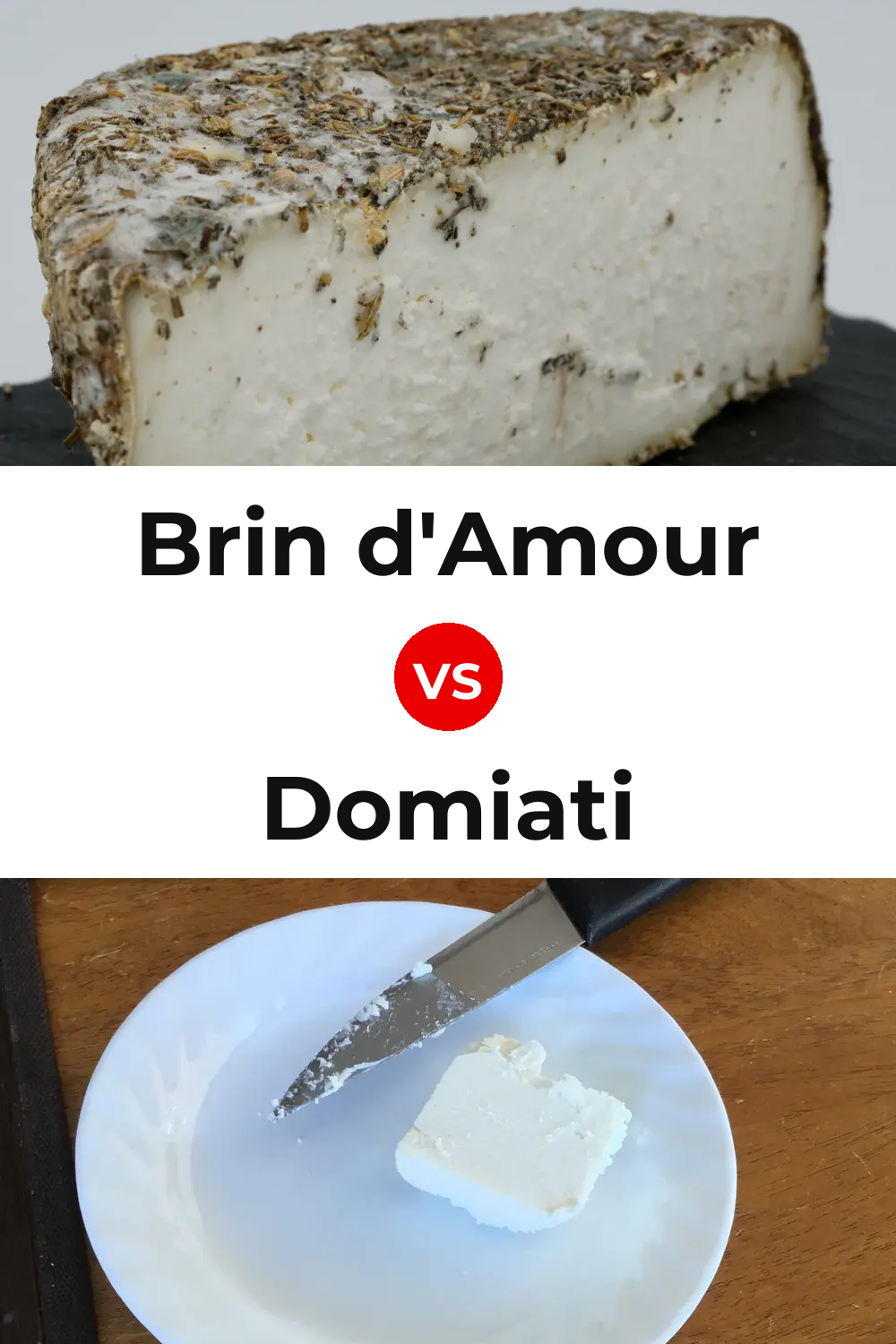 Brin d'Amour Cheese vs Domiati Cheese Pinterest comparison
