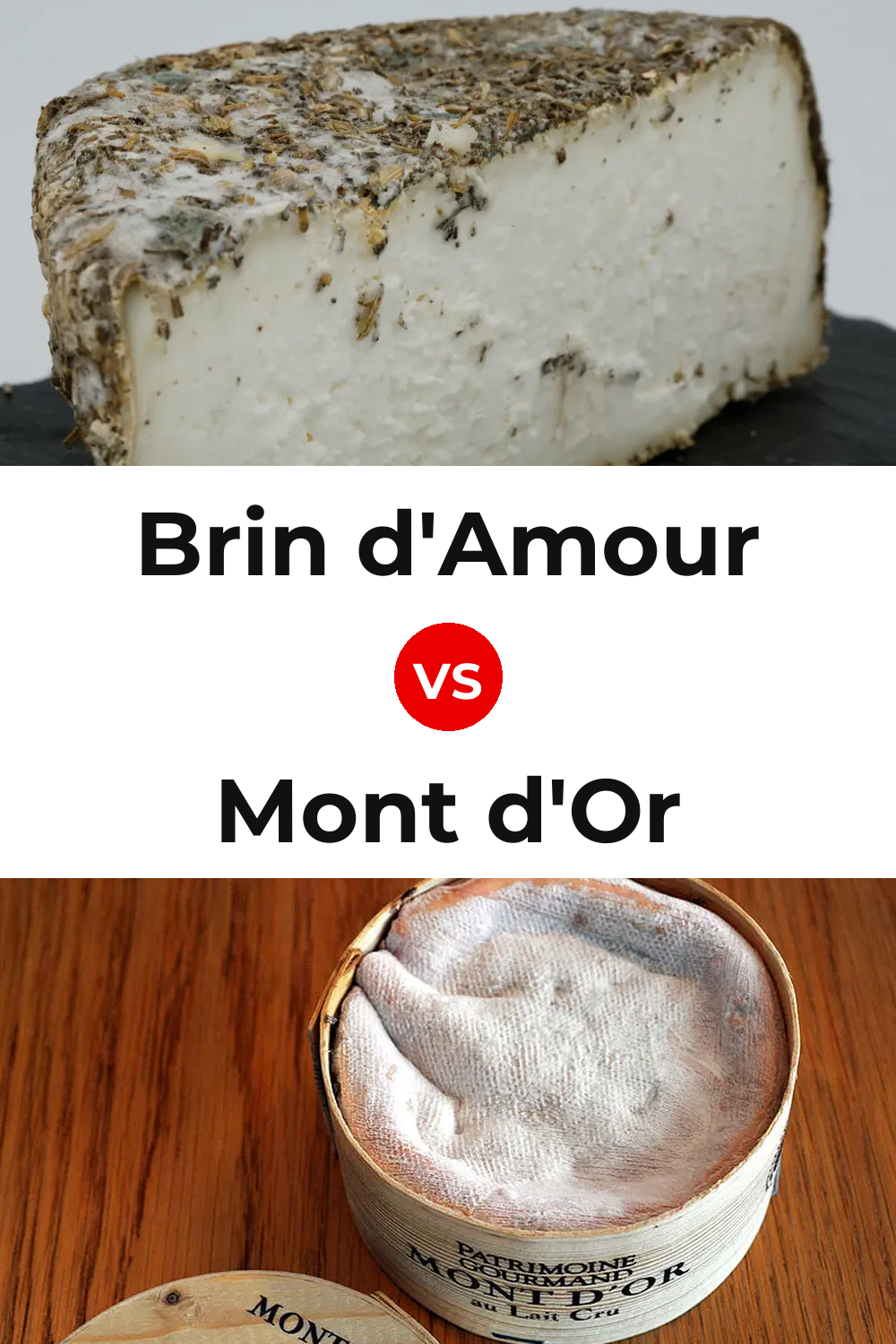 Brin d'Amour Cheese vs Mont d'Or Cheese Pinterest comparison