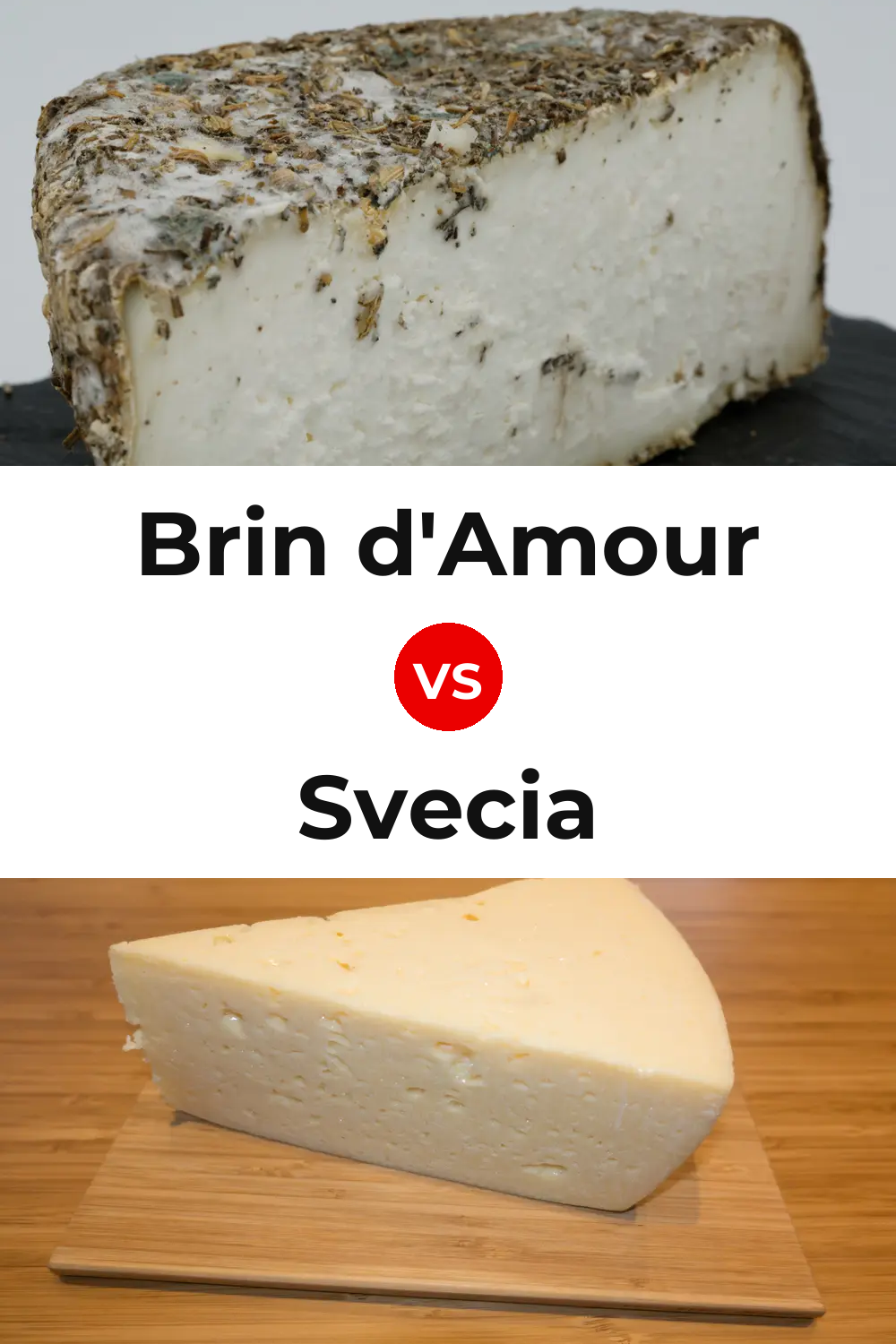 Brin d'Amour Cheese vs Svecia Cheese Pinterest comparison