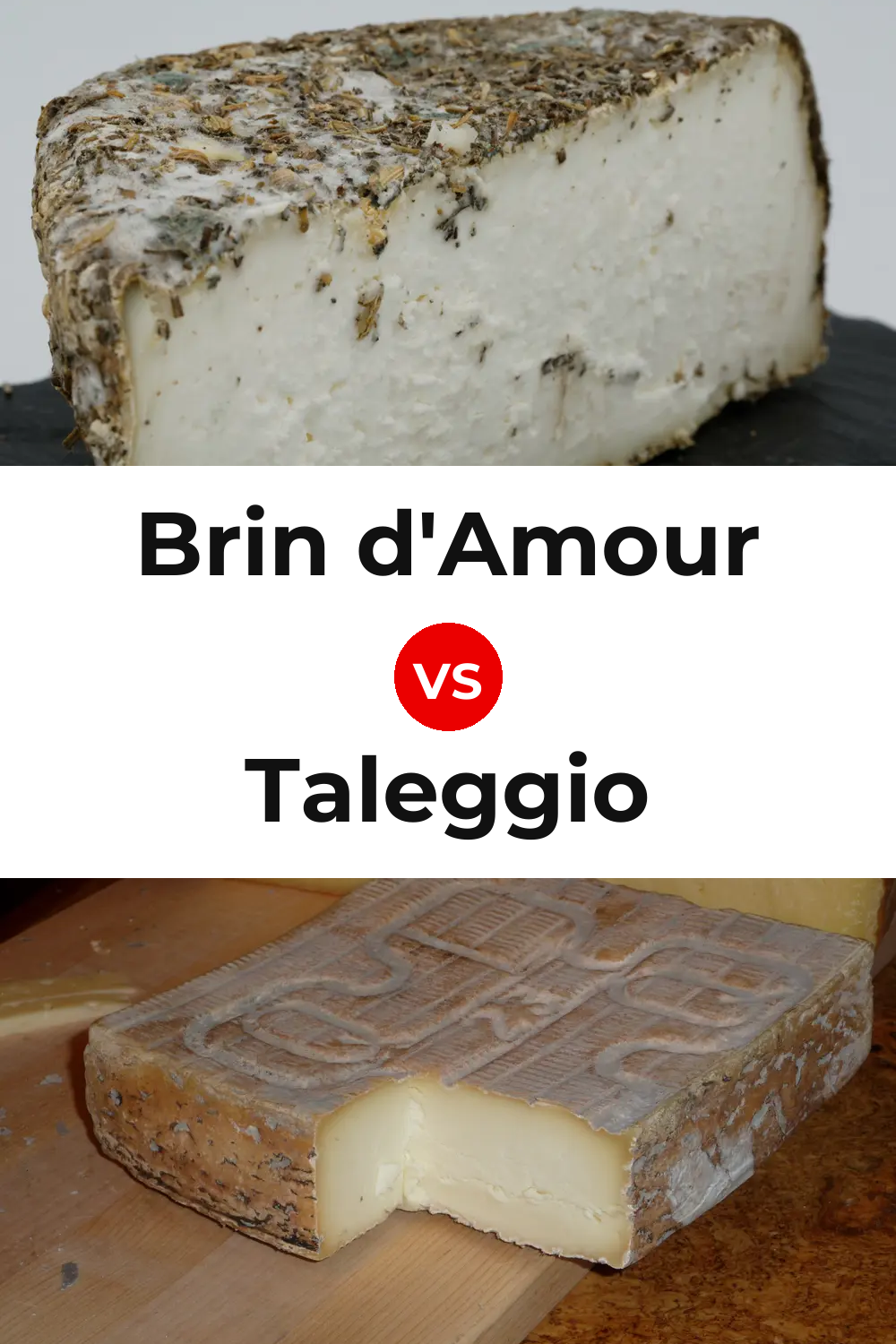 Brin d'Amour Cheese vs Taleggio Cheese Pinterest comparison