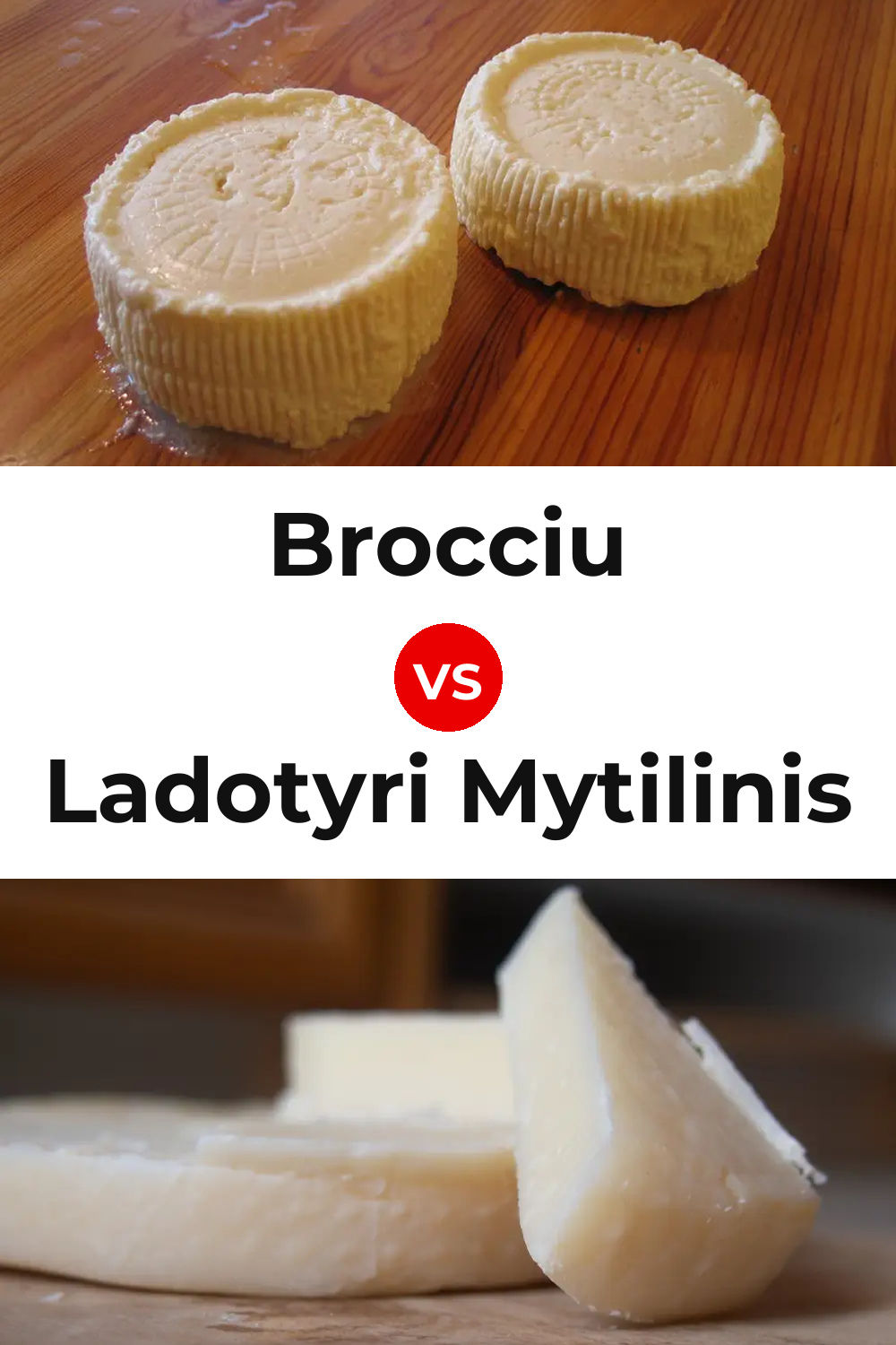 Brocciu Cheese vs Ladotyri Mytilinis Cheese Pinterest comparison