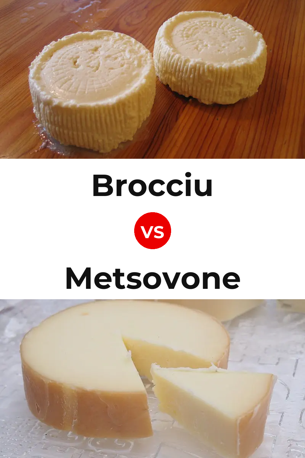 Brocciu Cheese vs Metsovone Cheese Pinterest comparison
