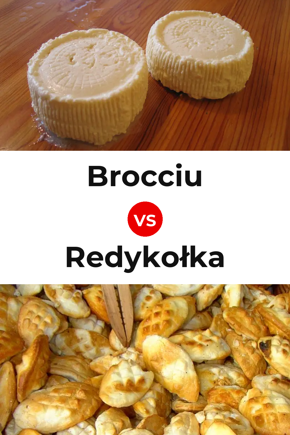 Brocciu Cheese vs Redykołka Cheese Pinterest comparison