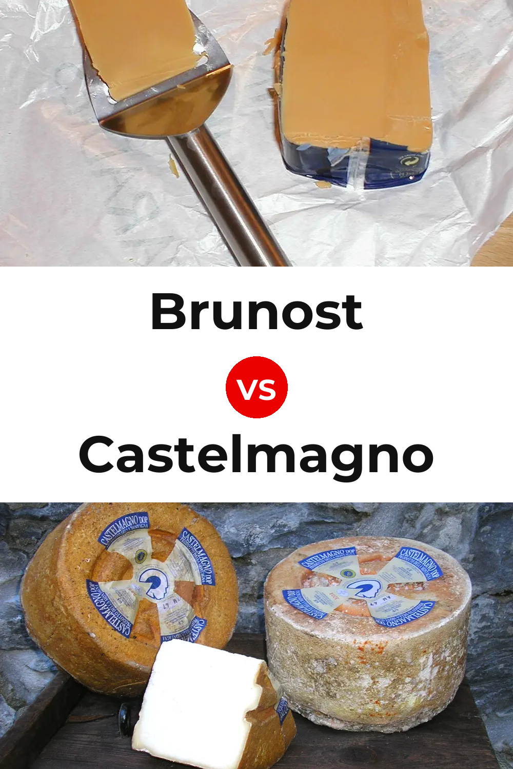 Brunost Cheese vs Castelmagno Cheese Pinterest comparison