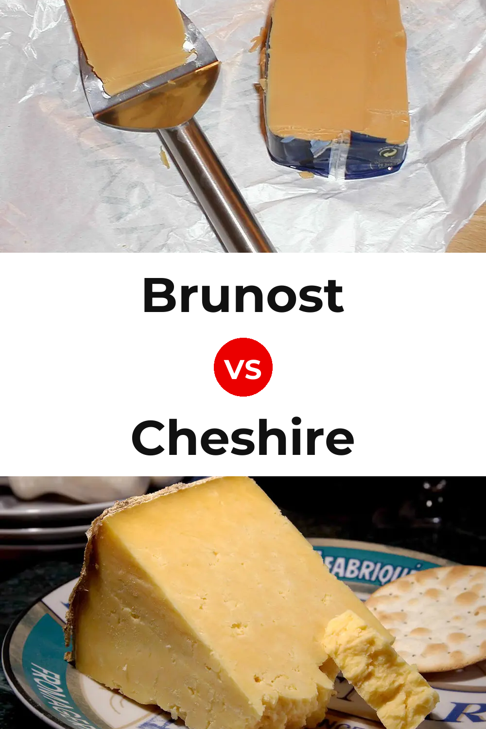 Brunost Cheese vs Cheshire Cheese Pinterest comparison