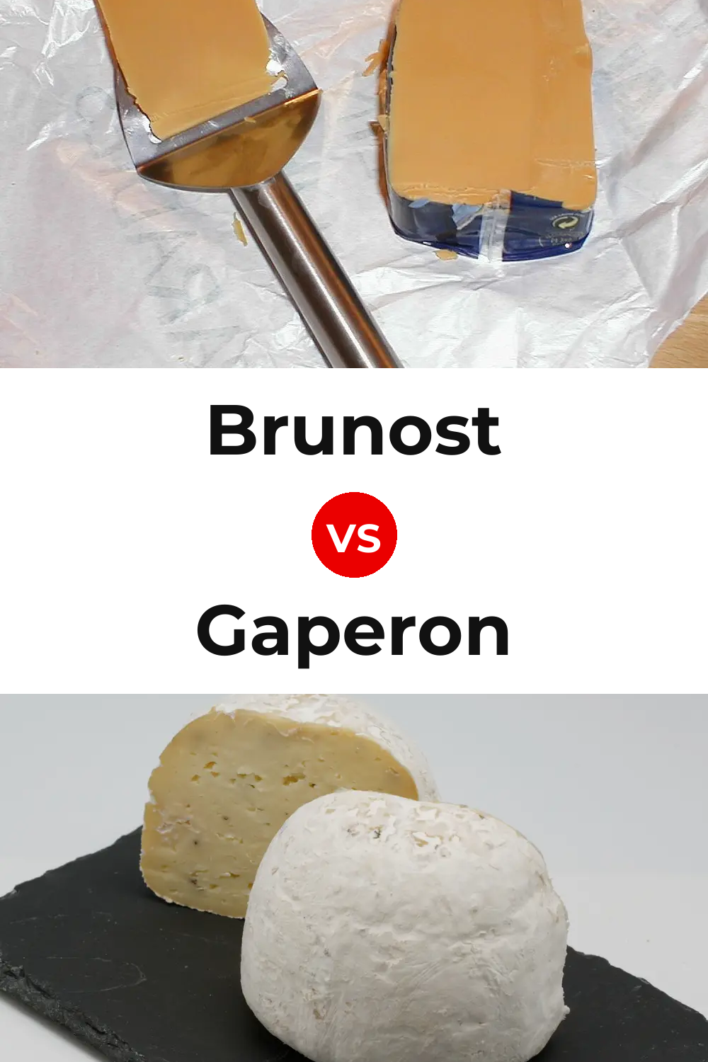 Brunost Cheese vs Gaperon Cheese Pinterest comparison