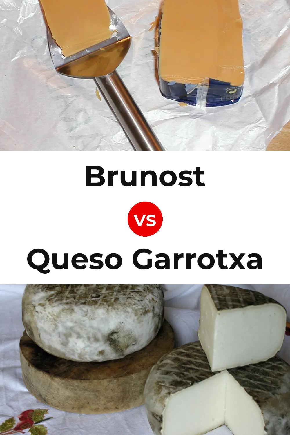 Brunost Cheese vs Queso Garrotxa Pinterest comparison