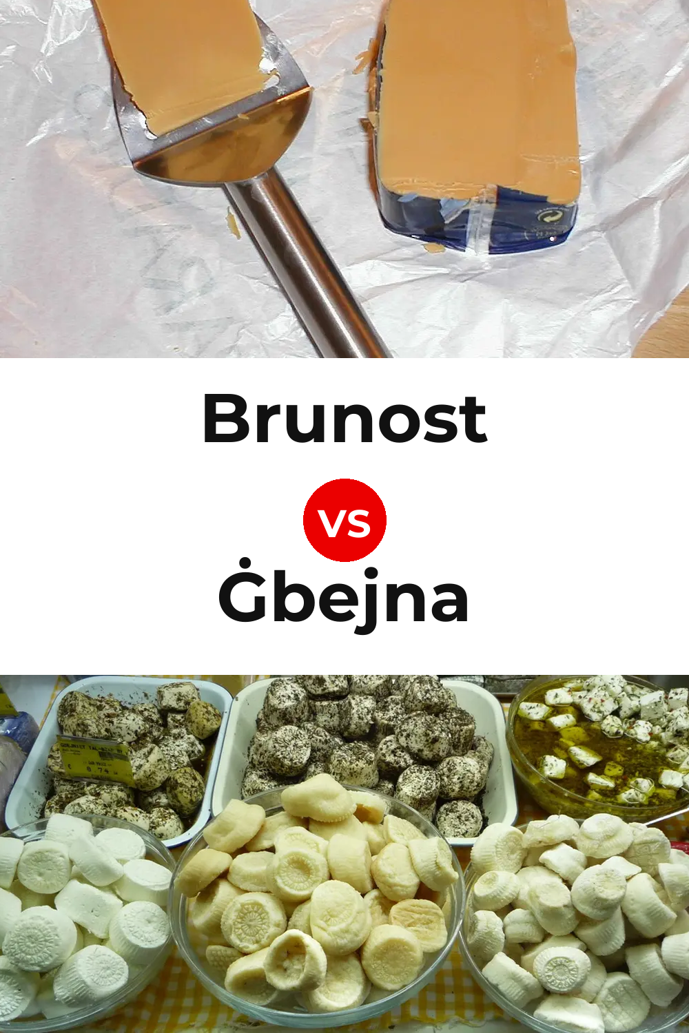 Brunost Cheese vs Ġbejna Cheese Pinterest comparison