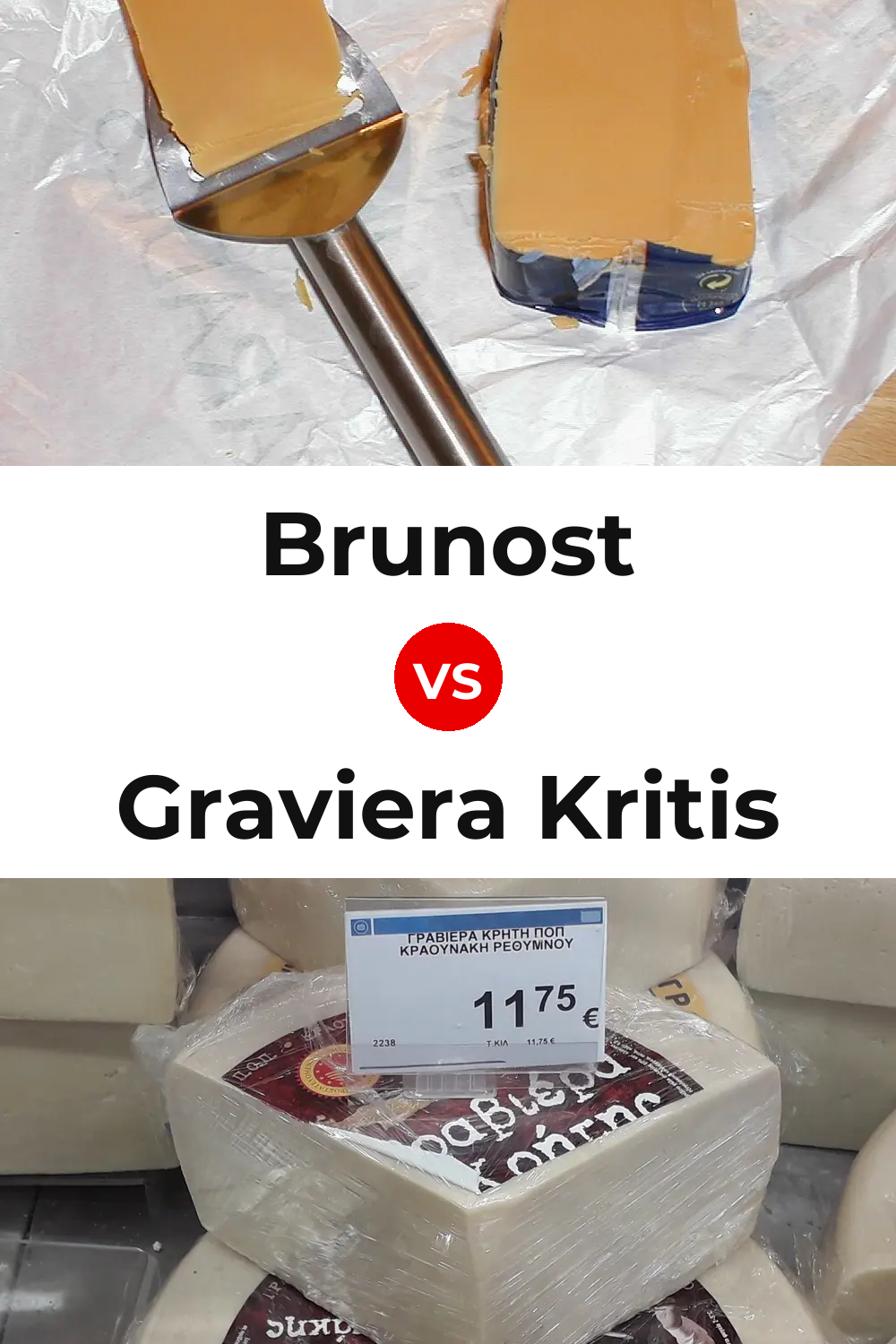 Brunost Cheese vs Graviera Kritis Cheese Pinterest comparison