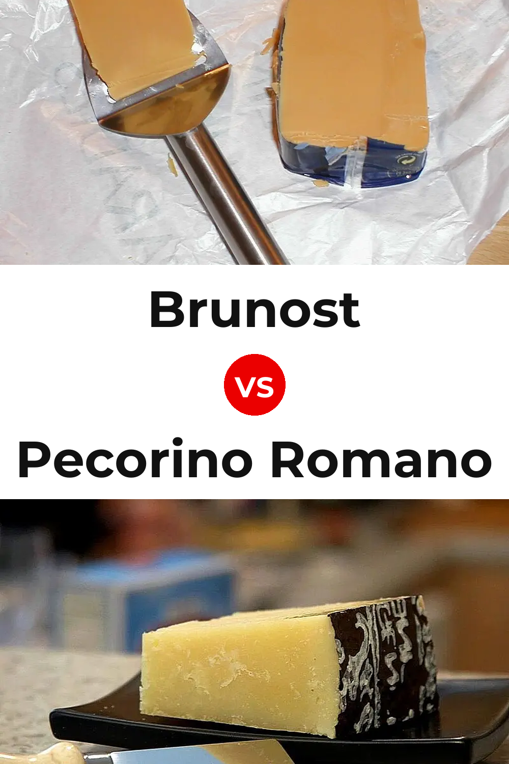 Brunost Cheese vs Pecorino Romano Cheese Pinterest comparison