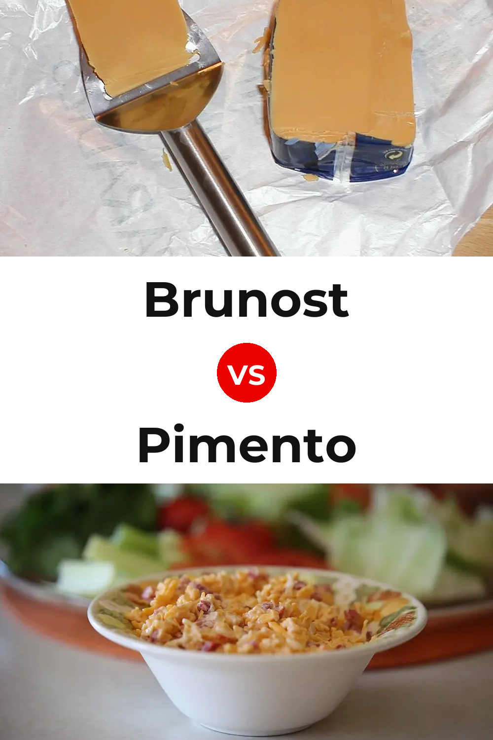 Brunost Cheese vs Pimento Cheese Pinterest comparison
