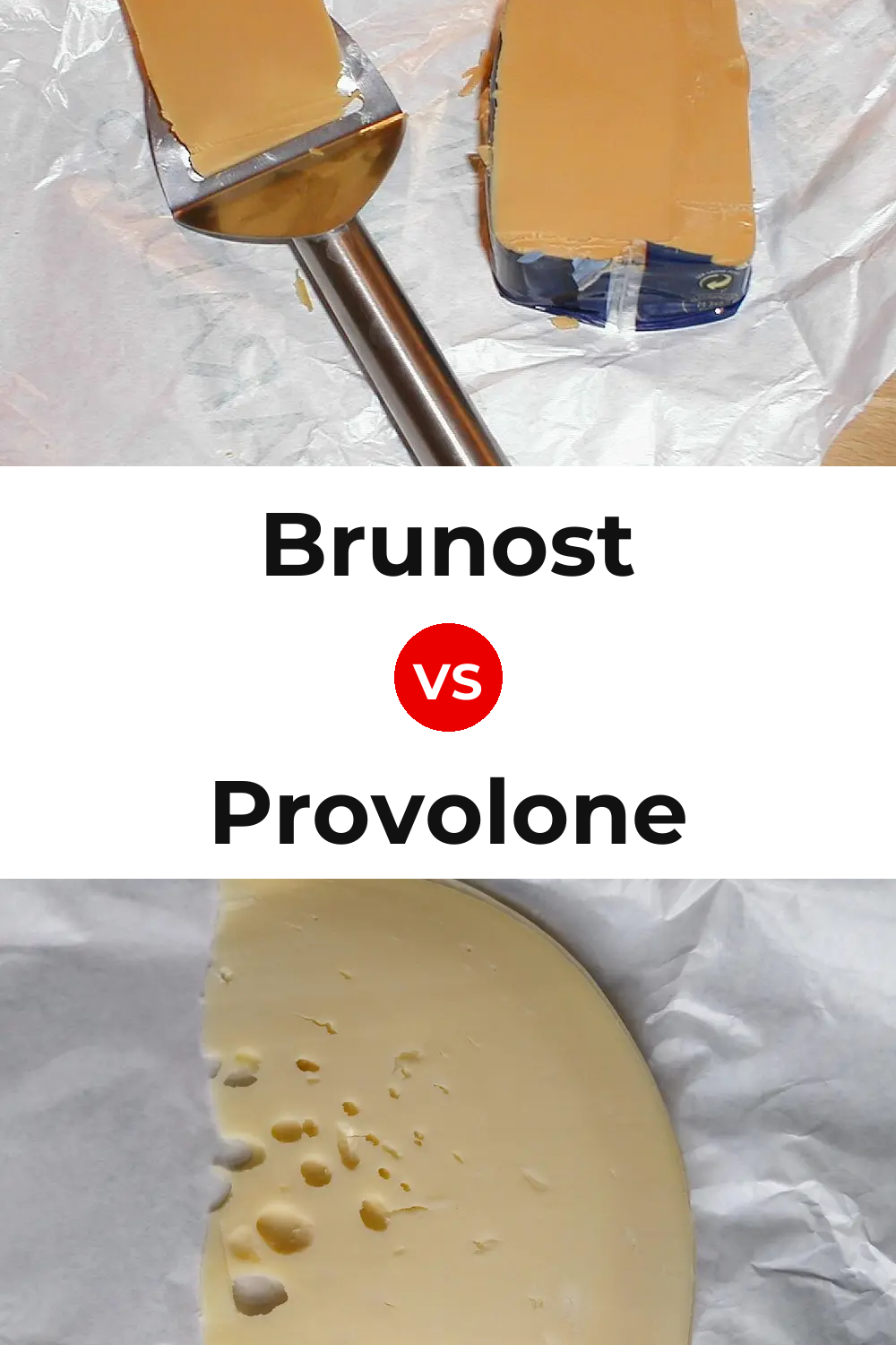 Brunost Cheese vs Provolone Cheese Pinterest comparison