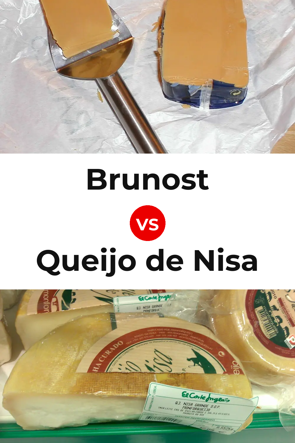 Brunost Cheese vs Queijo de Nisa Pinterest comparison