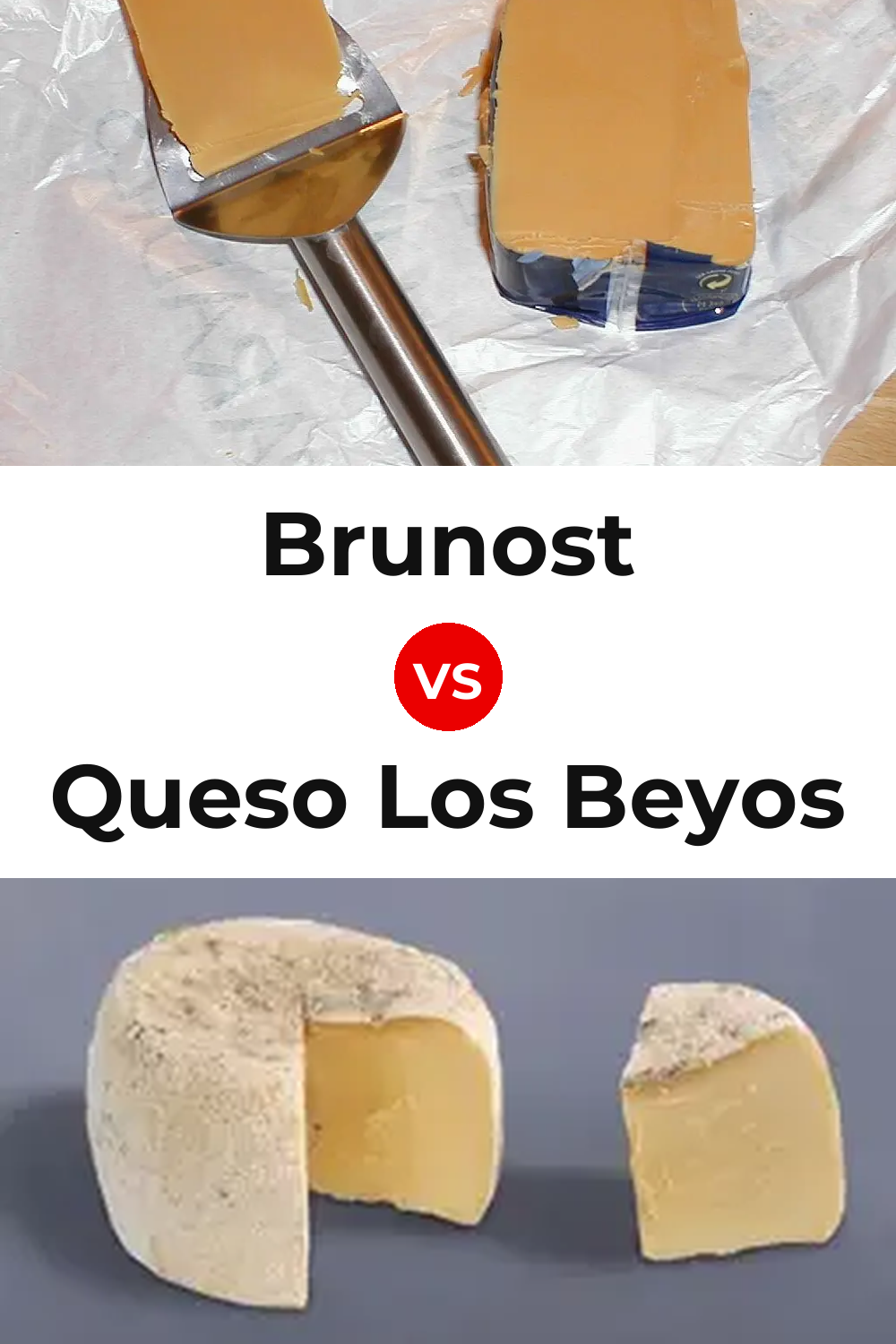 Brunost Cheese vs Queso Los Beyos Pinterest comparison