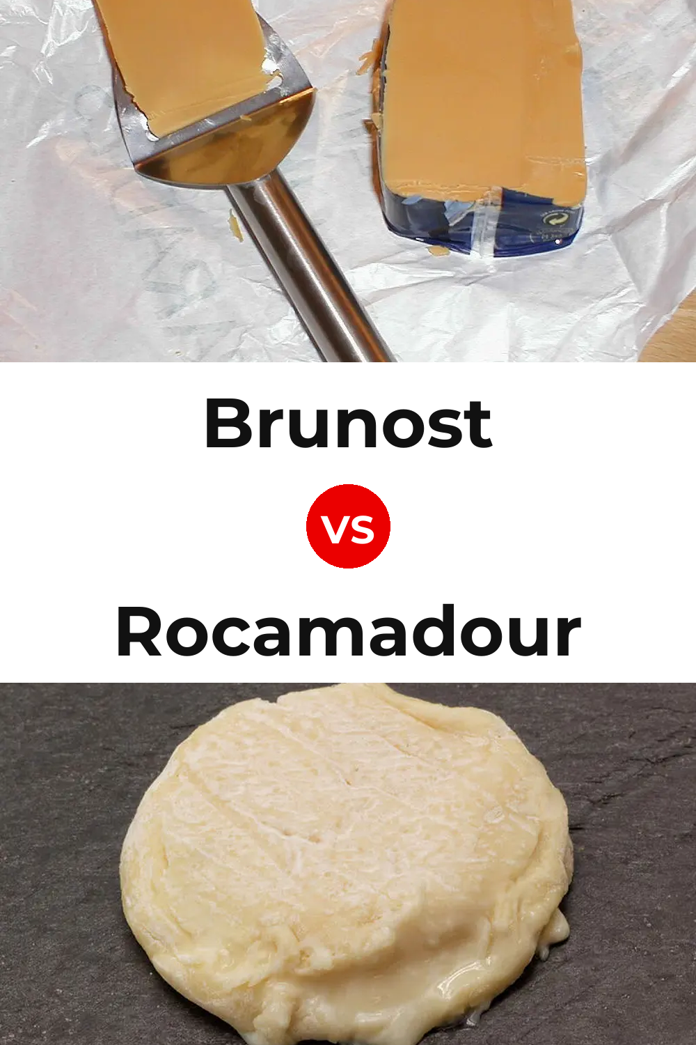 Brunost Cheese vs Rocamadour Cheese Pinterest comparison