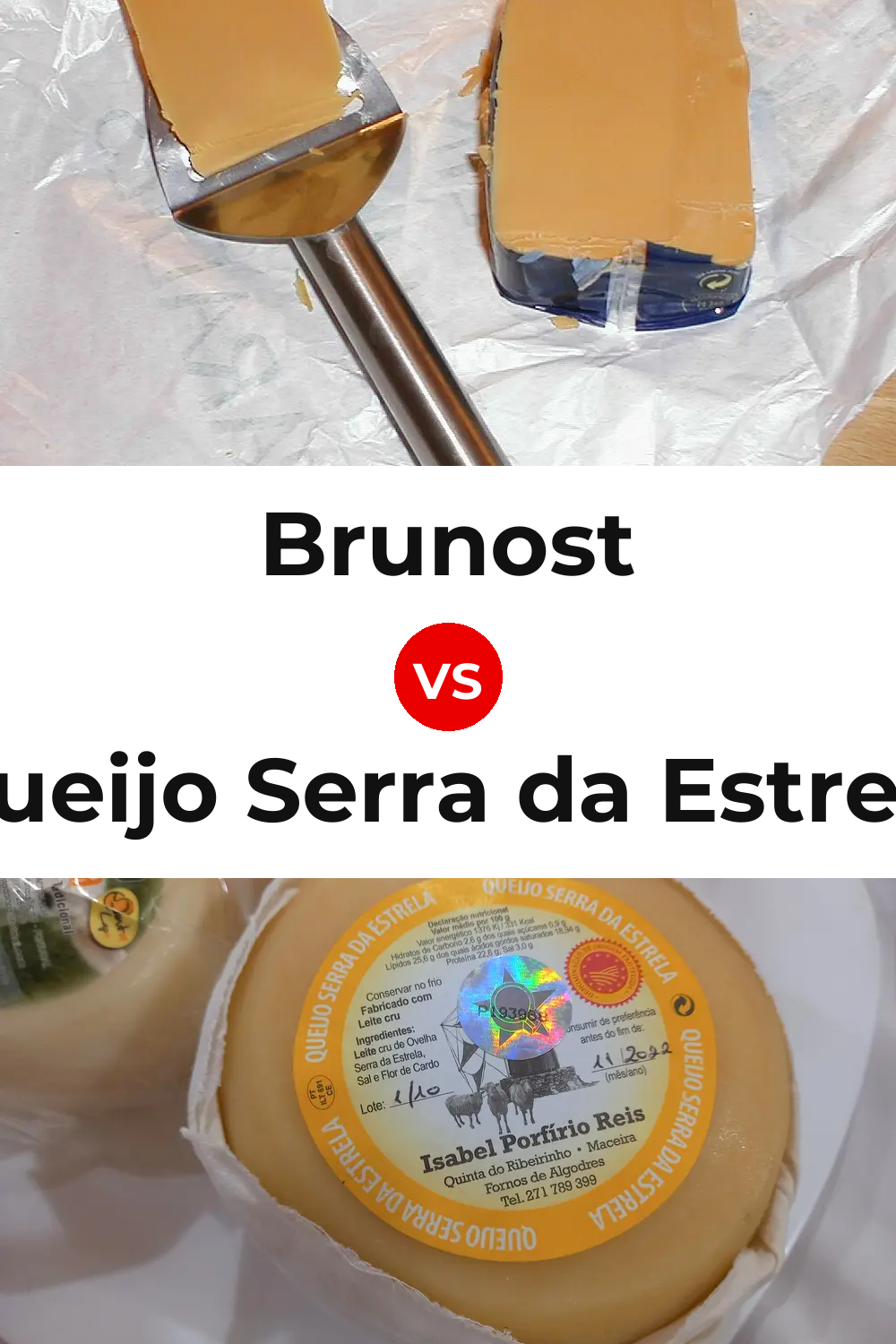 Brunost Cheese vs Queijo Serra da Estrela Pinterest comparison