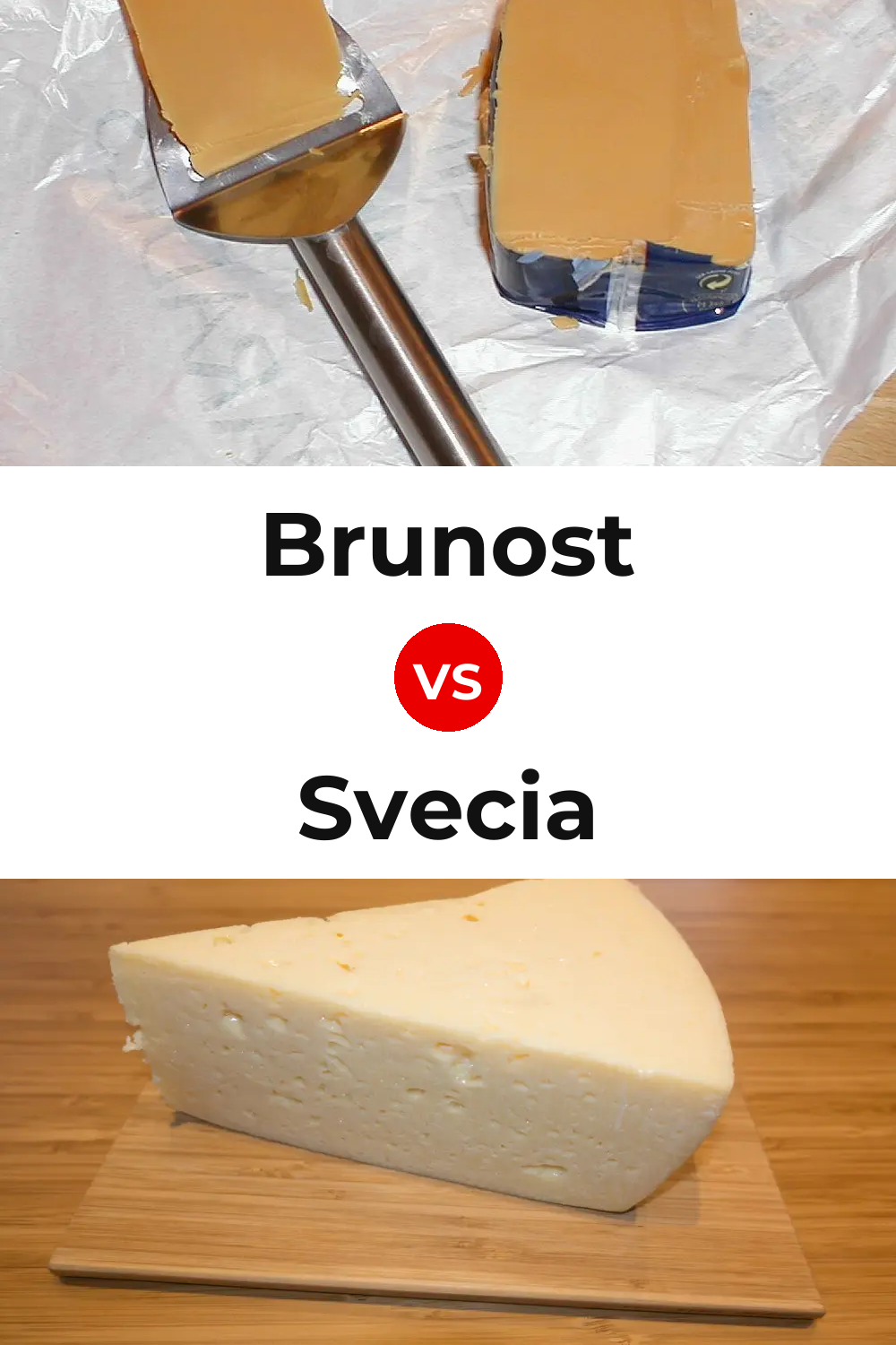 Brunost Cheese vs Svecia Cheese Pinterest comparison