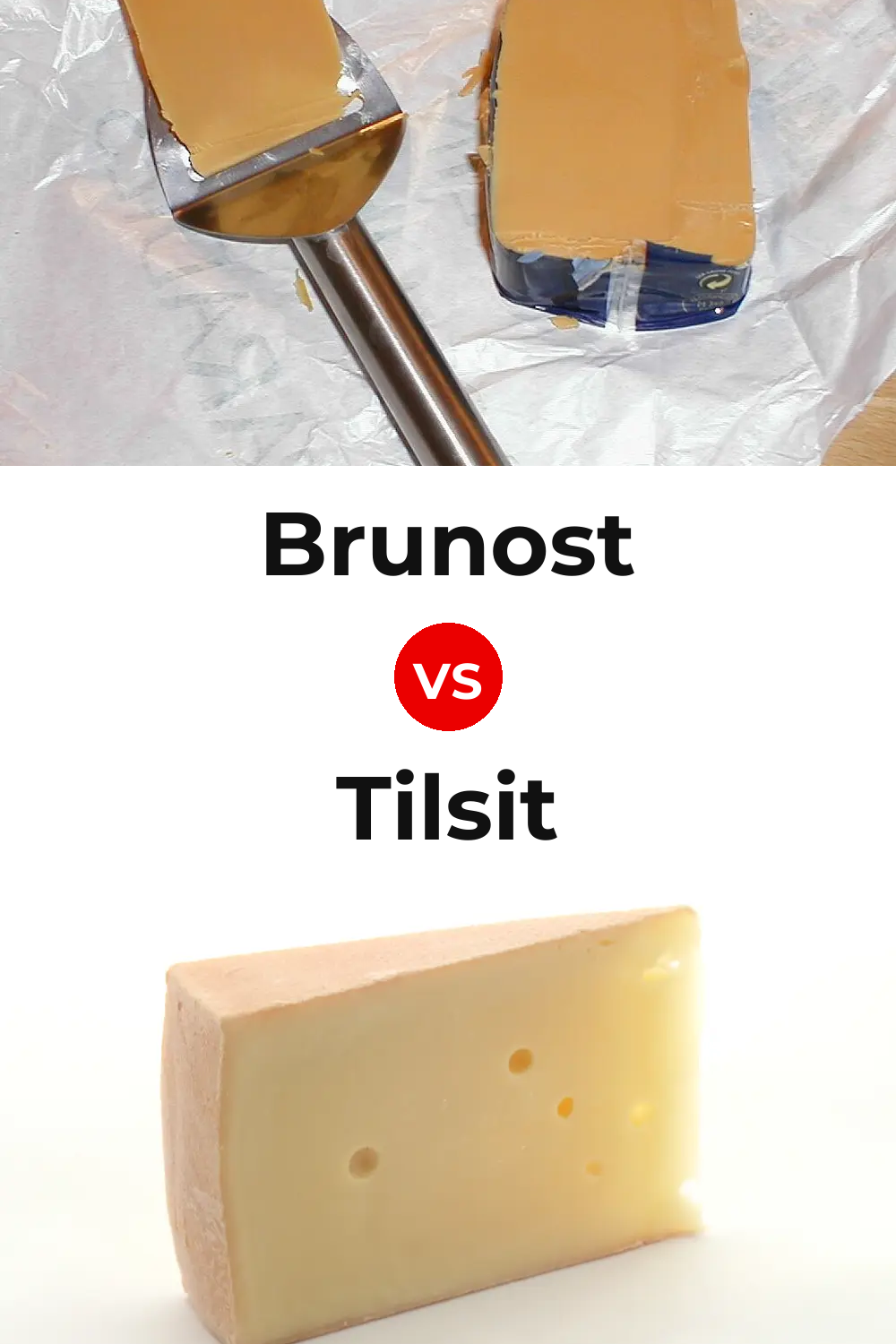 Brunost Cheese vs Tilsit Cheese Pinterest comparison