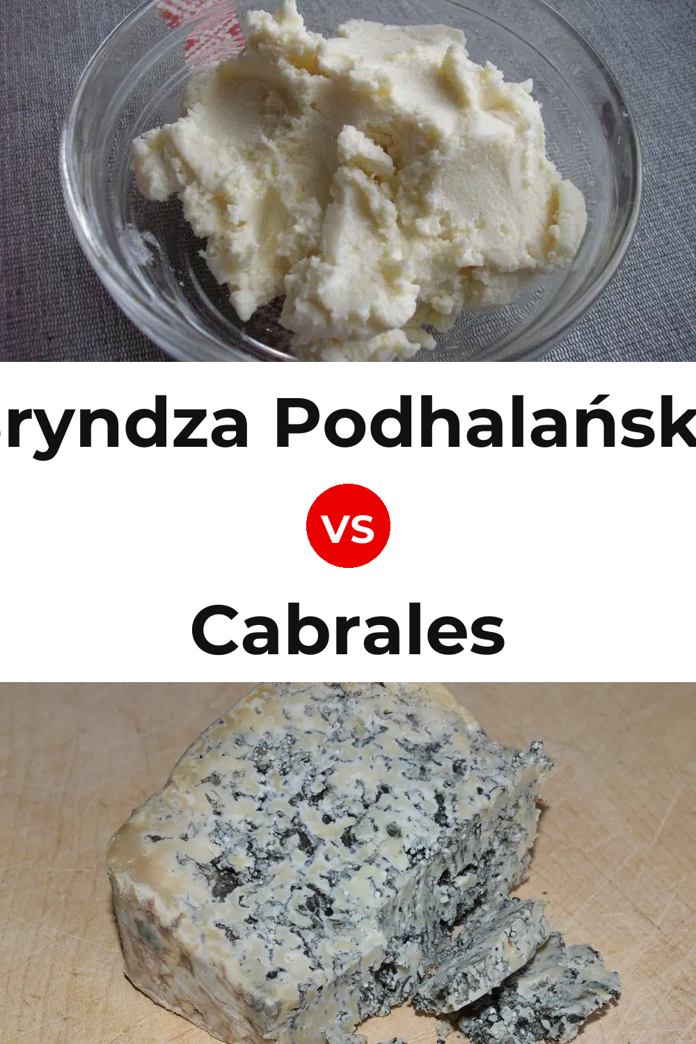 Bryndza Podhalańska Cheese vs Cabrales Cheese Pinterest comparison