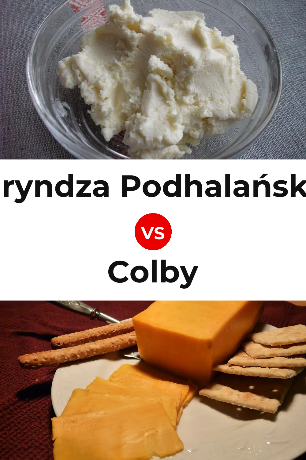 Bryndza Podhalańska Cheese vs Colby Cheese Pinterest comparison
