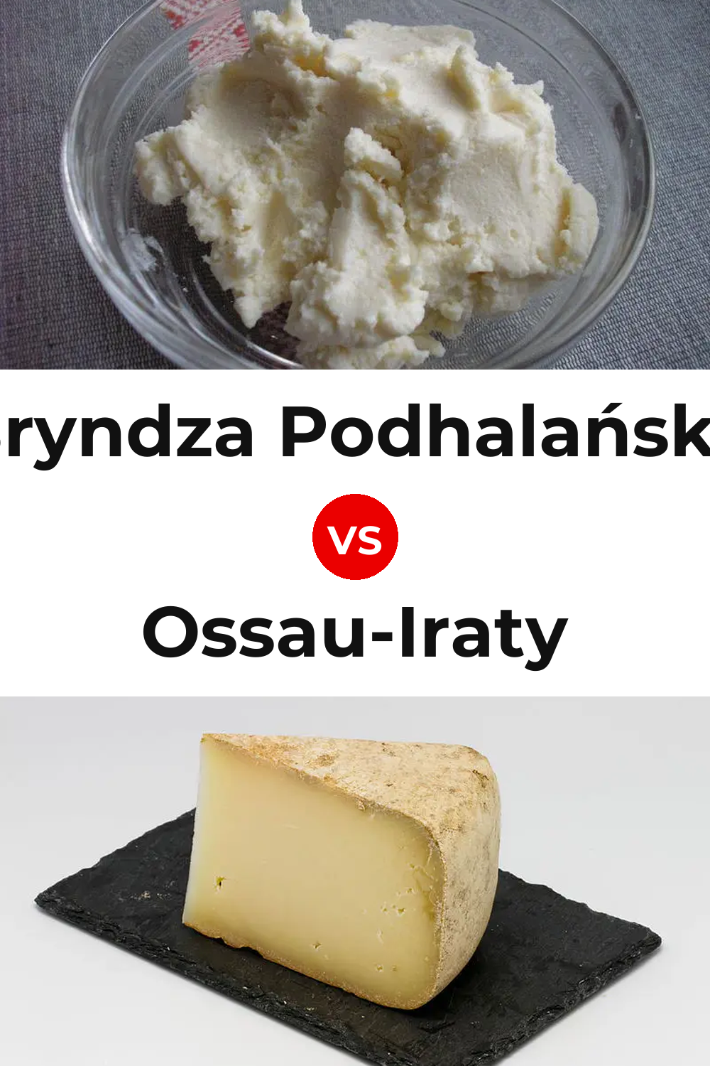 Bryndza Podhalańska Cheese vs Ossau-Iraty Cheese Pinterest comparison