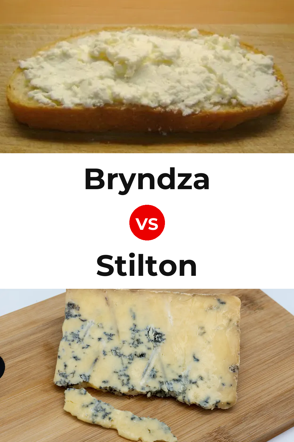 Bryndza Cheese vs Stilton Cheese Pinterest comparison