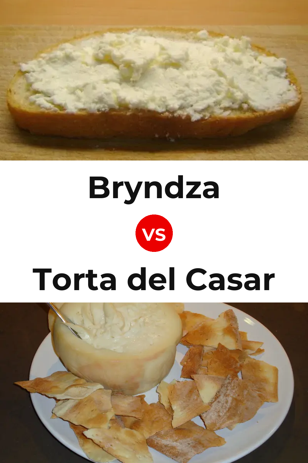 Bryndza Cheese vs Torta del Casar Cheese Pinterest comparison
