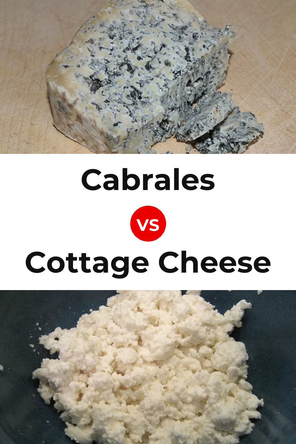 Cabrales Cheese vs Cottage Cheese Pinterest comparison