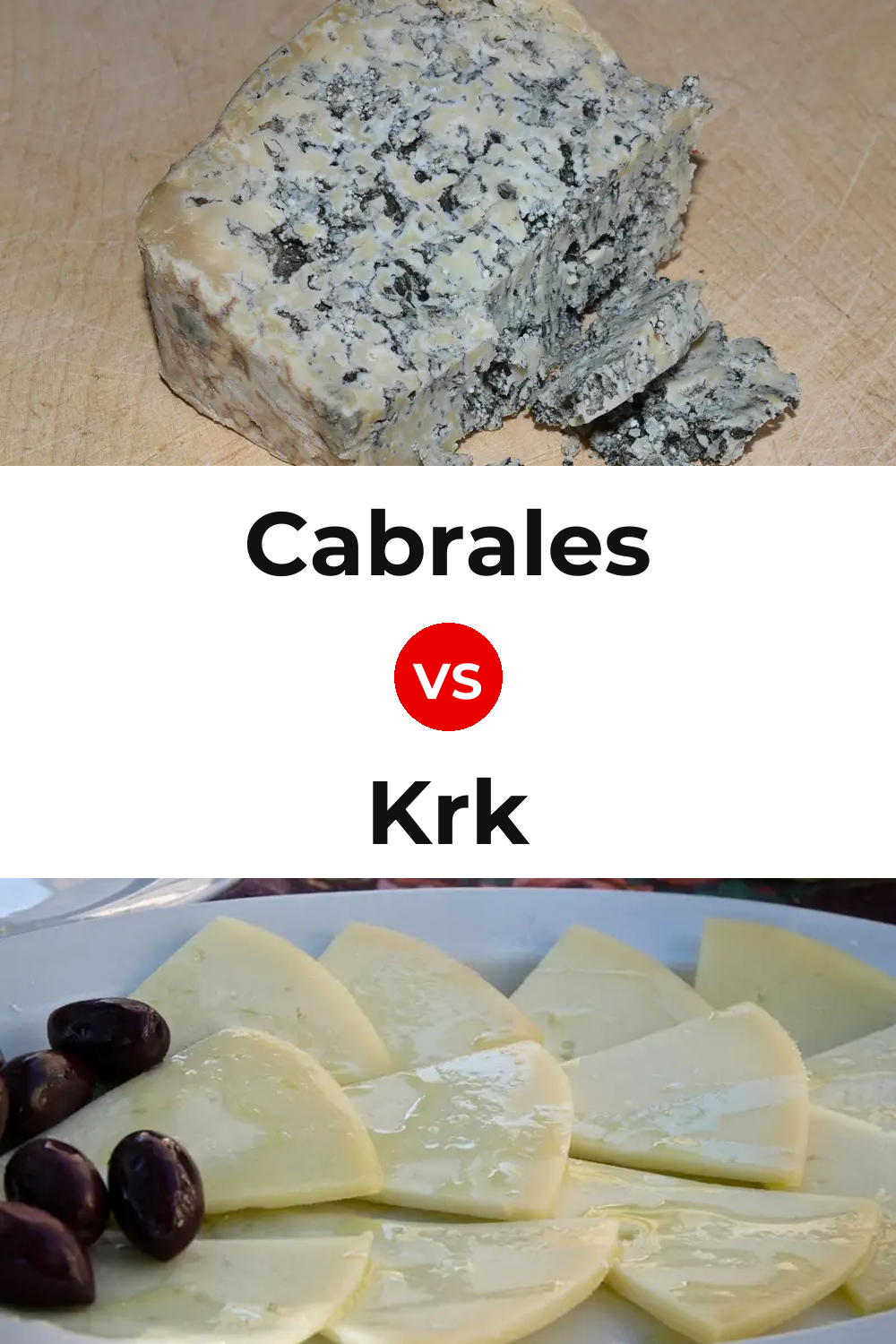 Cabrales Cheese vs Krk Cheese Pinterest comparison