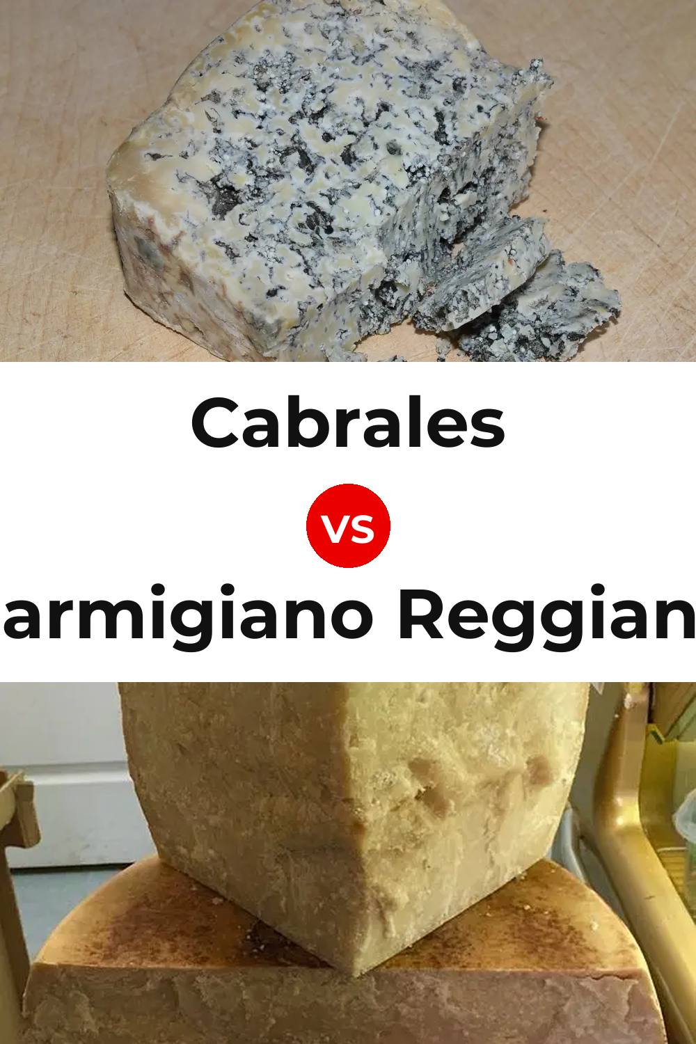 Cabrales Cheese vs Parmigiano Reggiano Cheese Pinterest comparison