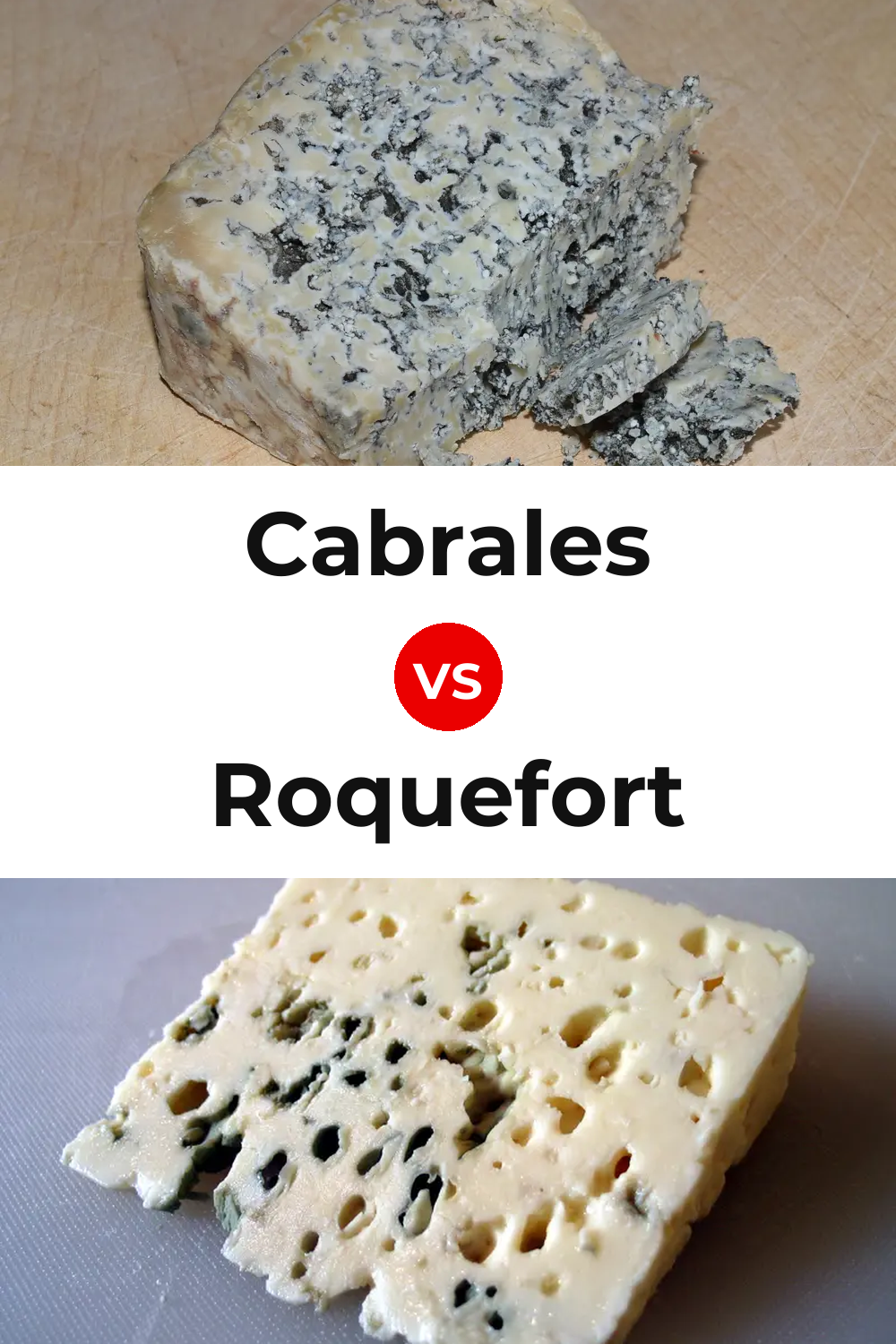 Cabrales Cheese vs Roquefort Cheese Pinterest comparison