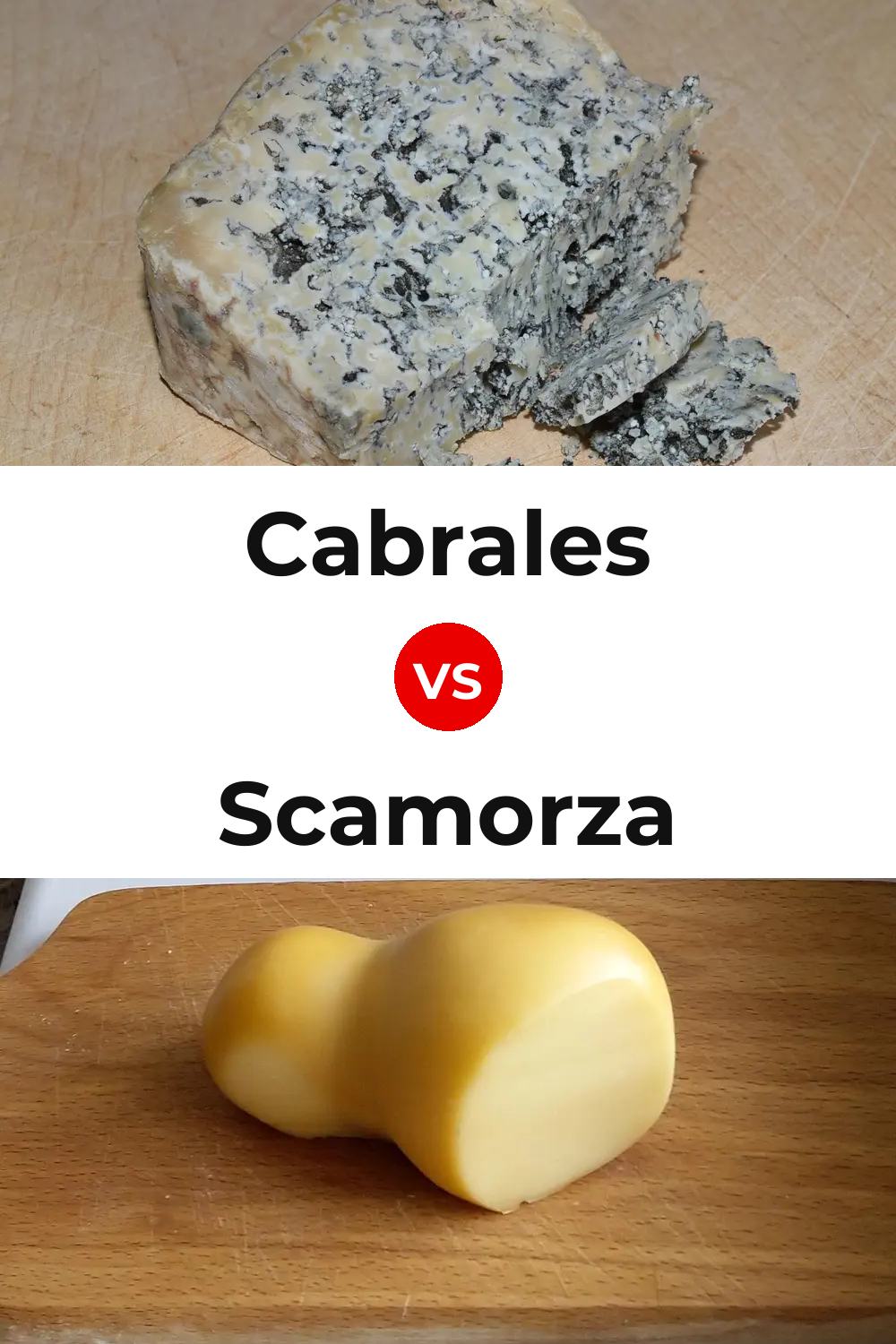 Cabrales Cheese vs Scamorza Cheese Pinterest comparison