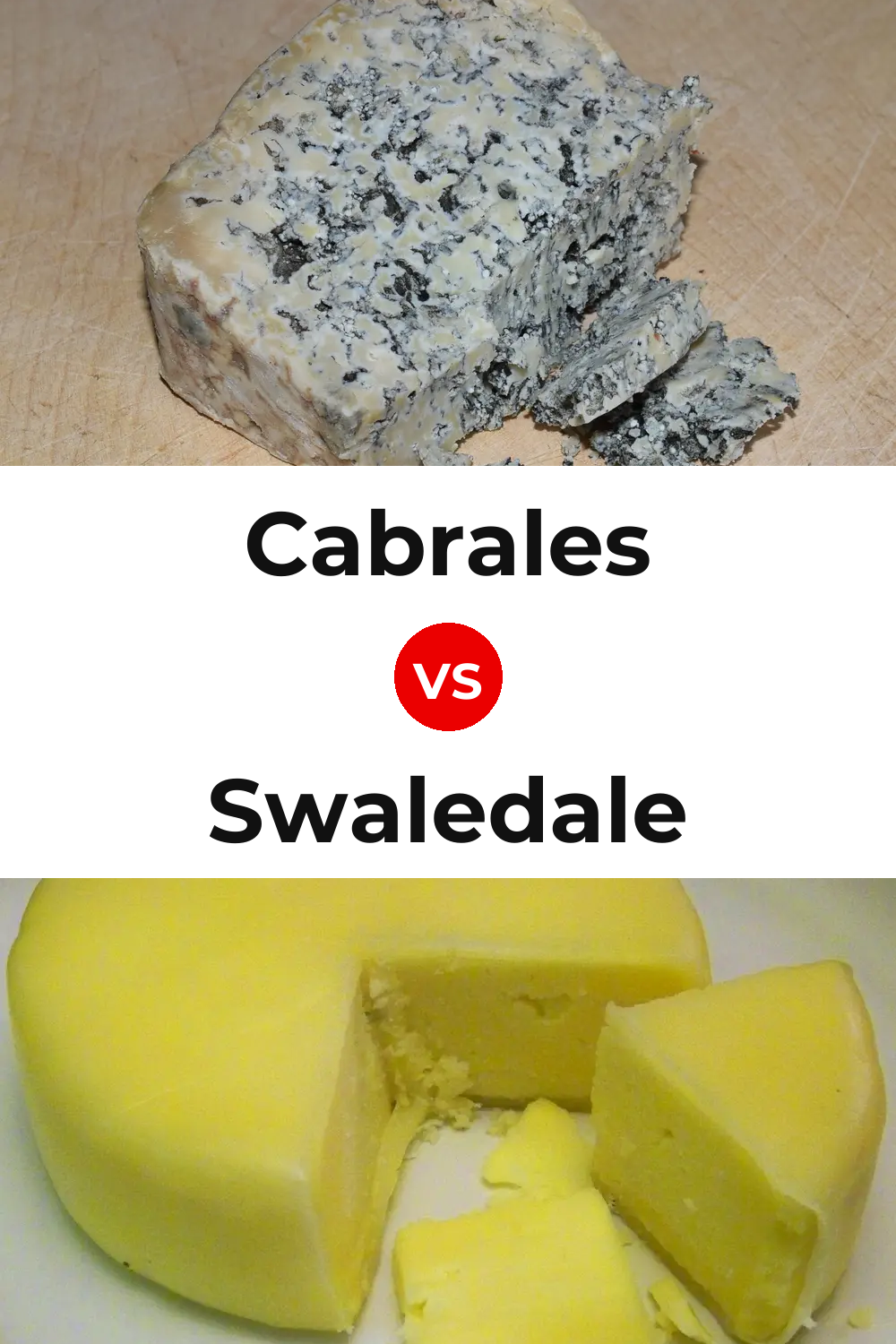 Cabrales Cheese vs Swaledale Cheese Pinterest comparison