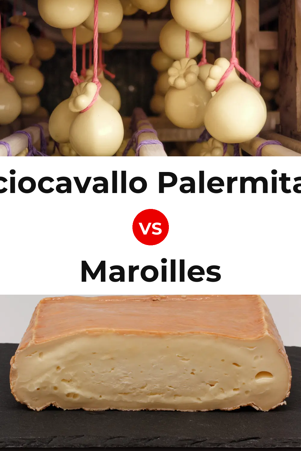 Caciocavallo Palermitano Cheese vs Maroilles Cheese Pinterest comparison