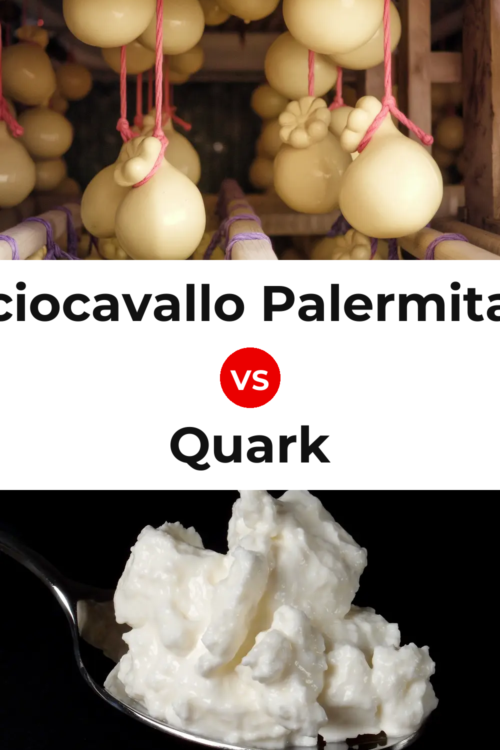 Caciocavallo Palermitano Cheese vs Quark Cheese Pinterest comparison