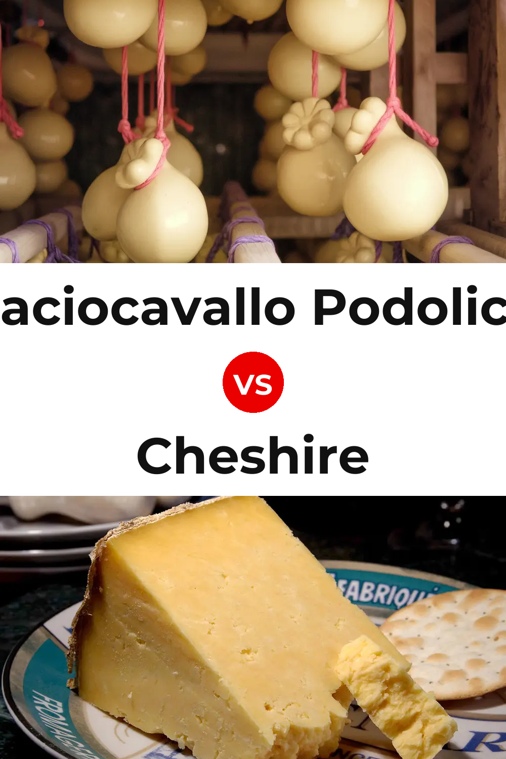 Caciocavallo Podolico Cheese vs Cheshire Cheese Pinterest comparison