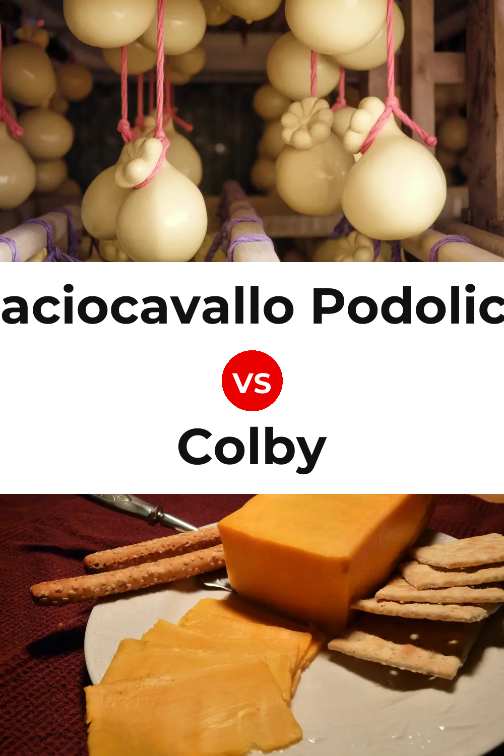 Caciocavallo Podolico Cheese vs Colby Cheese Pinterest comparison
