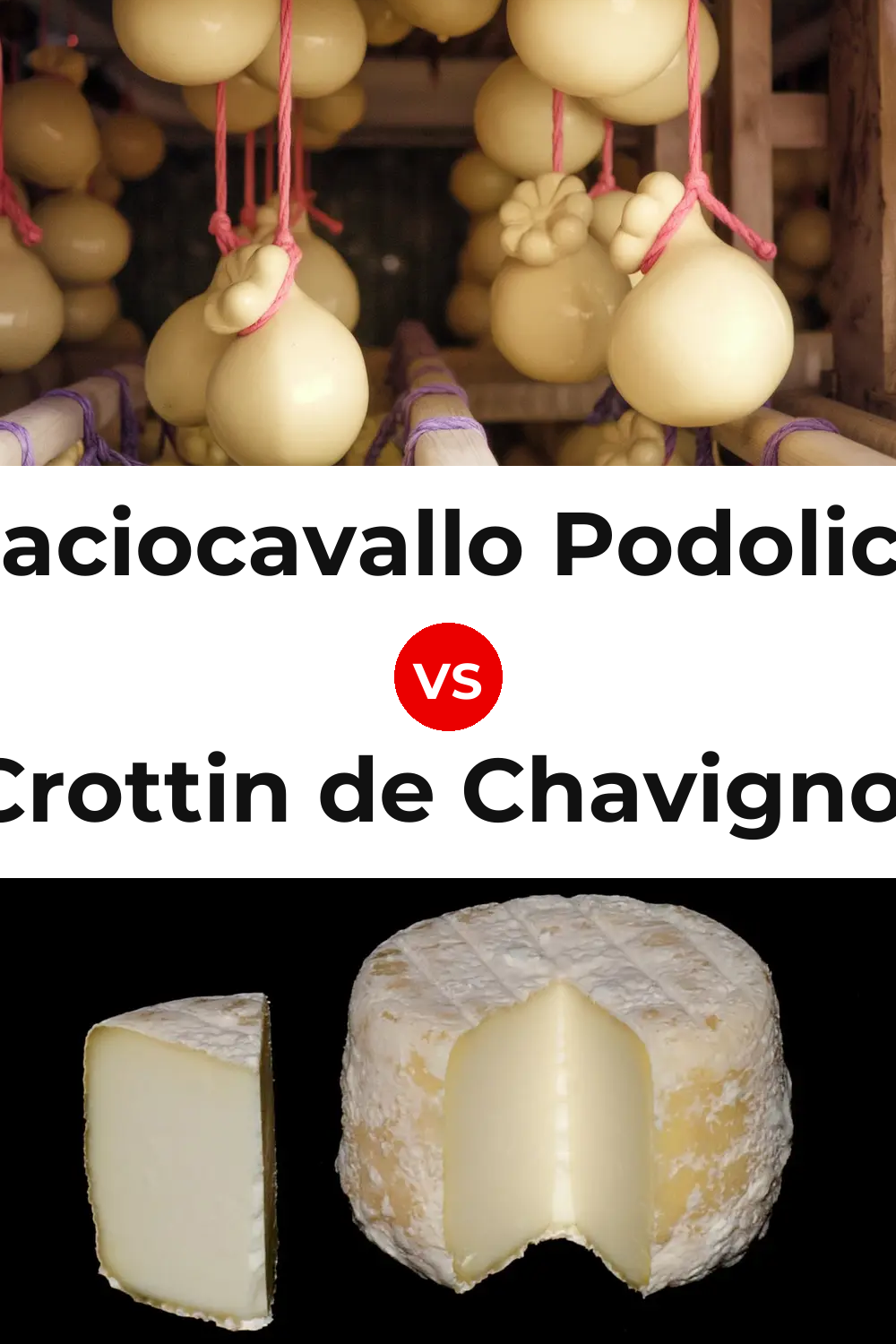 Caciocavallo Podolico Cheese vs Crottin de Chavignol Cheese Pinterest comparison