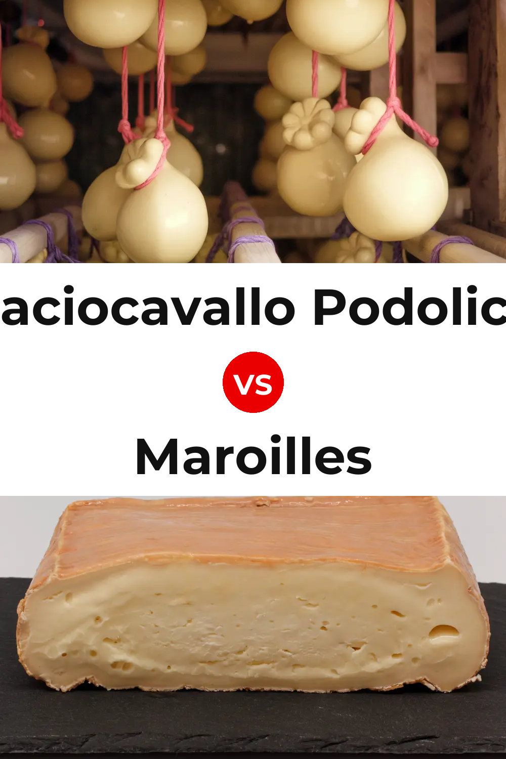 Caciocavallo Podolico Cheese vs Maroilles Cheese Pinterest comparison