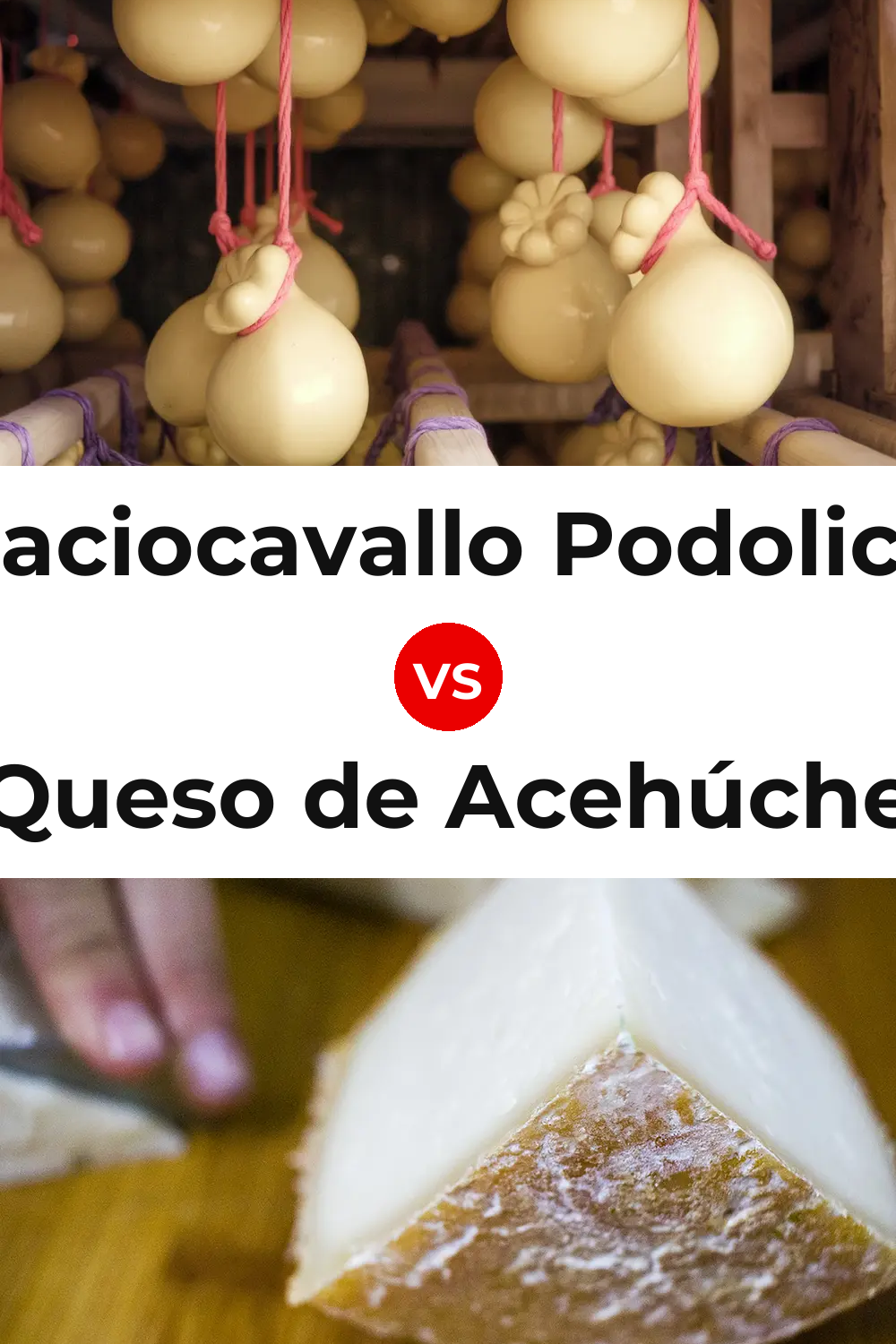 Caciocavallo Podolico Cheese vs Queso de Acehúche Pinterest comparison
