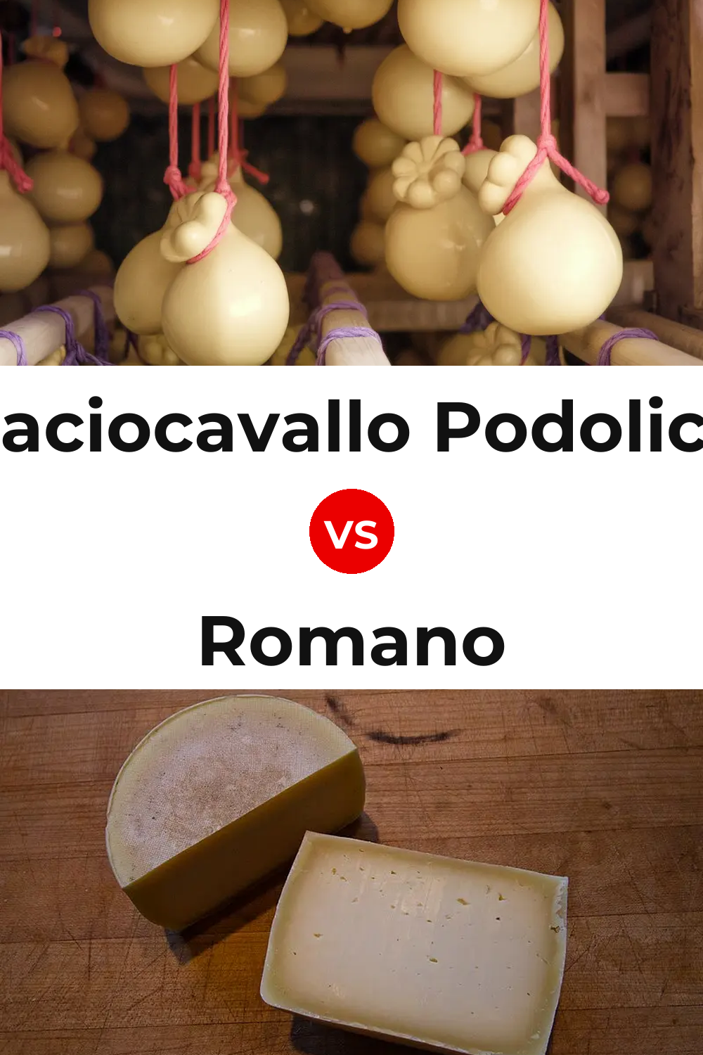 Caciocavallo Podolico Cheese vs Romano Cheese Pinterest comparison
